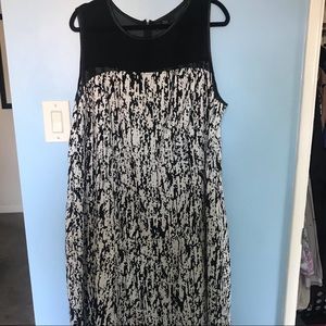 Lane Bryant black and white dress size 26